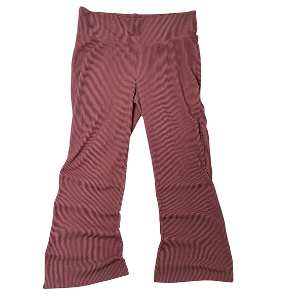 wild fable Pants - Wild Fable Womens XL Ribbed Flare Pants Dusty Rose High Rise Bell Bottom Y2K